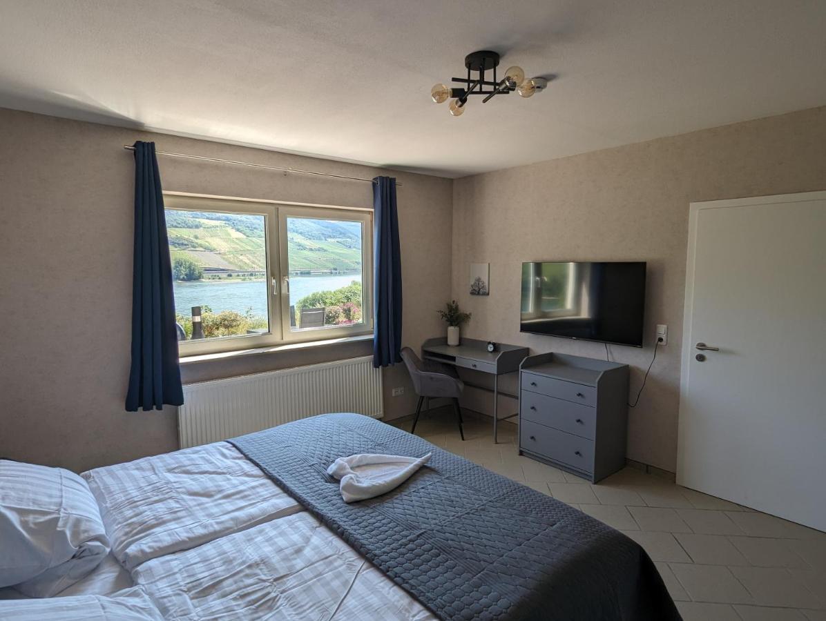 Ferienwohnung Rheinperle Niederheimbach Dış mekan fotoğraf